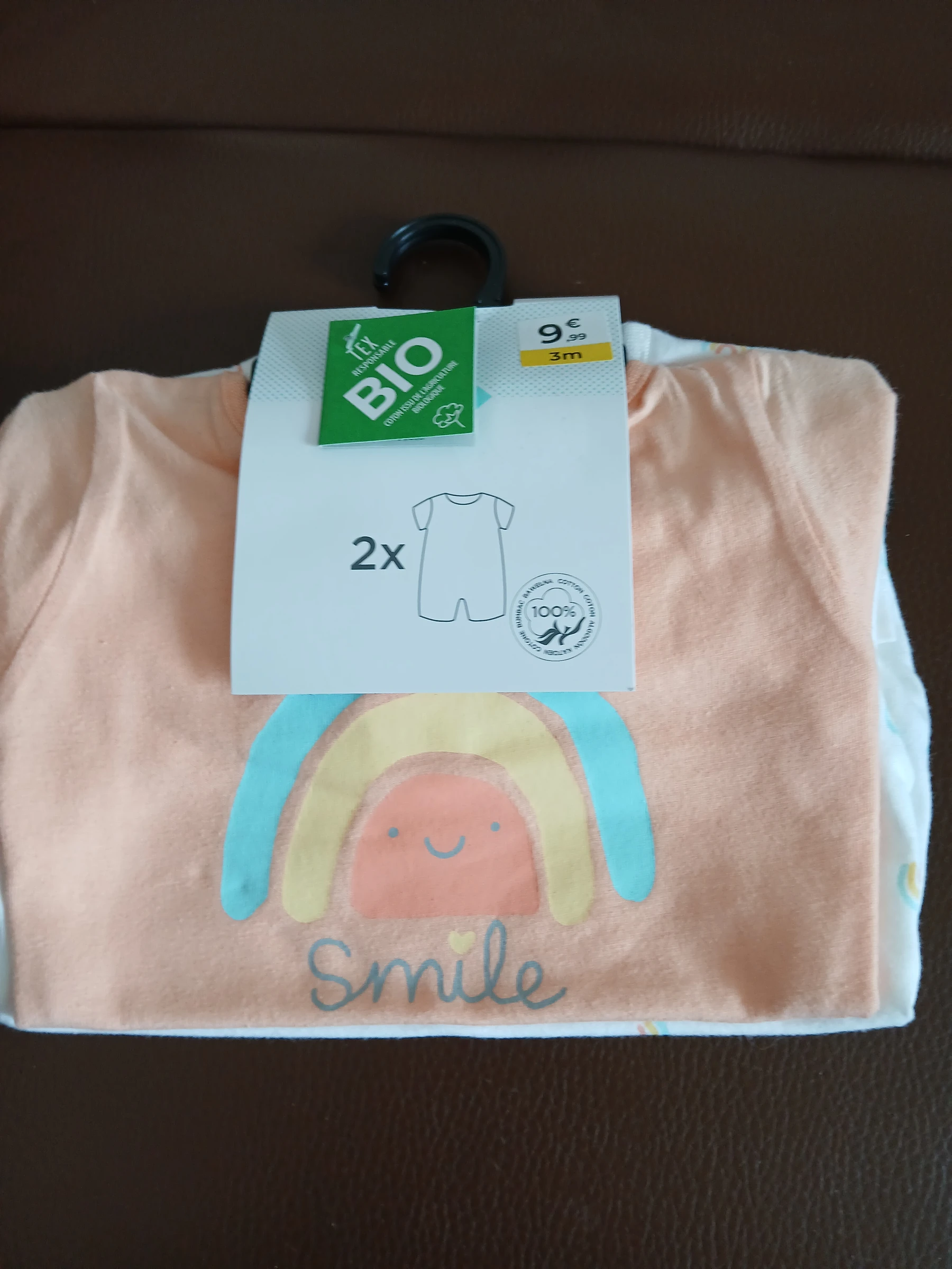 lot 2 barboteuses combishorts fille tex baby 60 cm 3 mois
